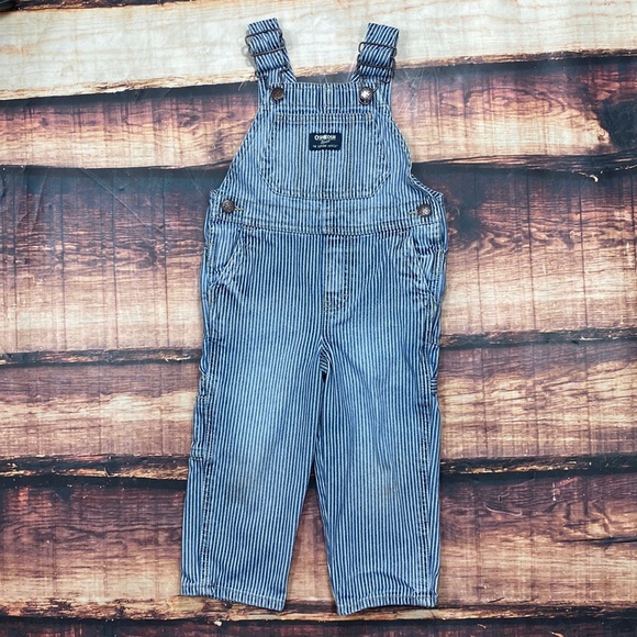 OshKosh B'gosh Other - RELISTED OshKosh Striped Denim Overalls